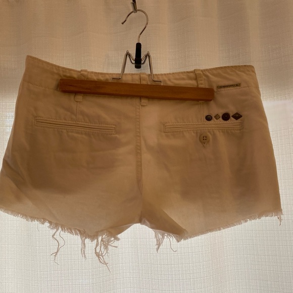 White RL Denim & Supply women’s shorts with studs - Picture 3 of 4